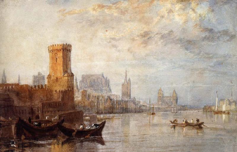 J.M.W. Turner View of Cologne on the Rhine France oil painting art